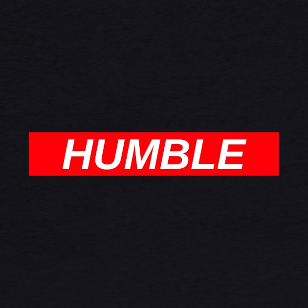 HUMBLE // Red Box Logo by FlexxxApparel